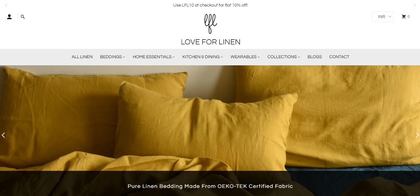 Case Study:  Love For Linen